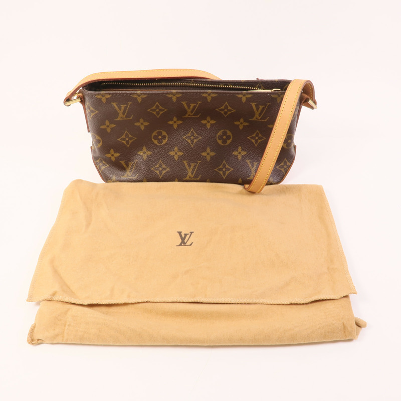 LOUIS VUITTON Monogram Trotteur金扣肩背袋-4