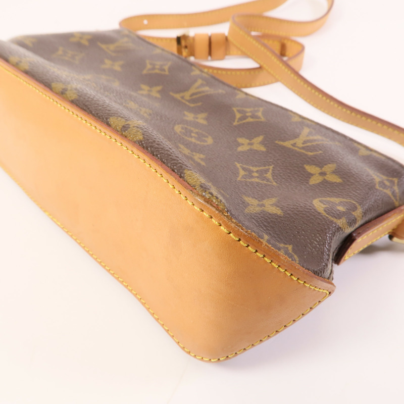 LOUIS VUITTON Monogram Trotteur金扣肩背袋-5