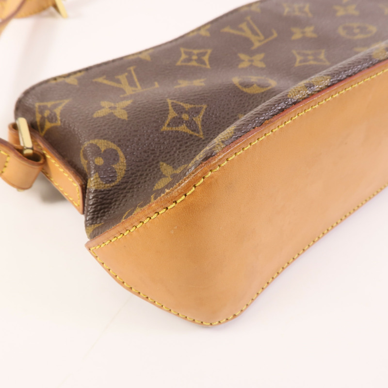 LOUIS VUITTON Monogram Trotteur金扣肩背袋-8