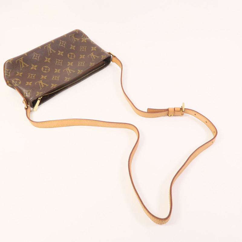 LOUIS VUITTON Monogram Trotteur金扣肩背袋-9