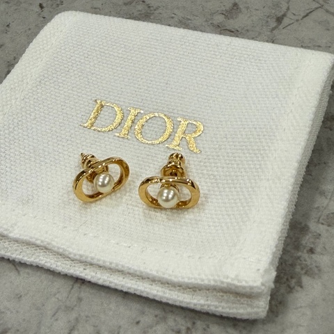 幾乎全新❗️Dior Petit CD Jolie 迷你耳針耳環