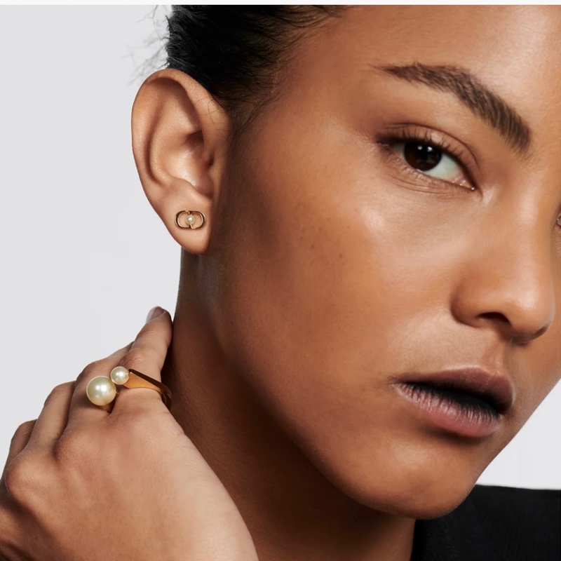 幾乎全新❗️Dior Petit CD Jolie 迷你耳針耳環-4