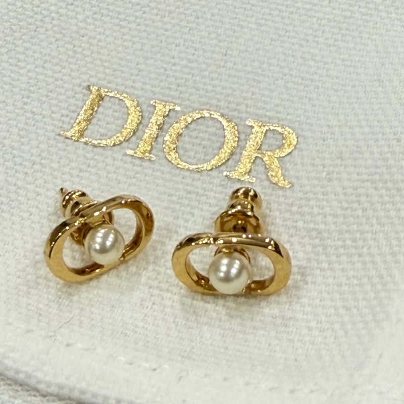 幾乎全新❗️Dior Petit CD Jolie 迷你耳針耳環-6