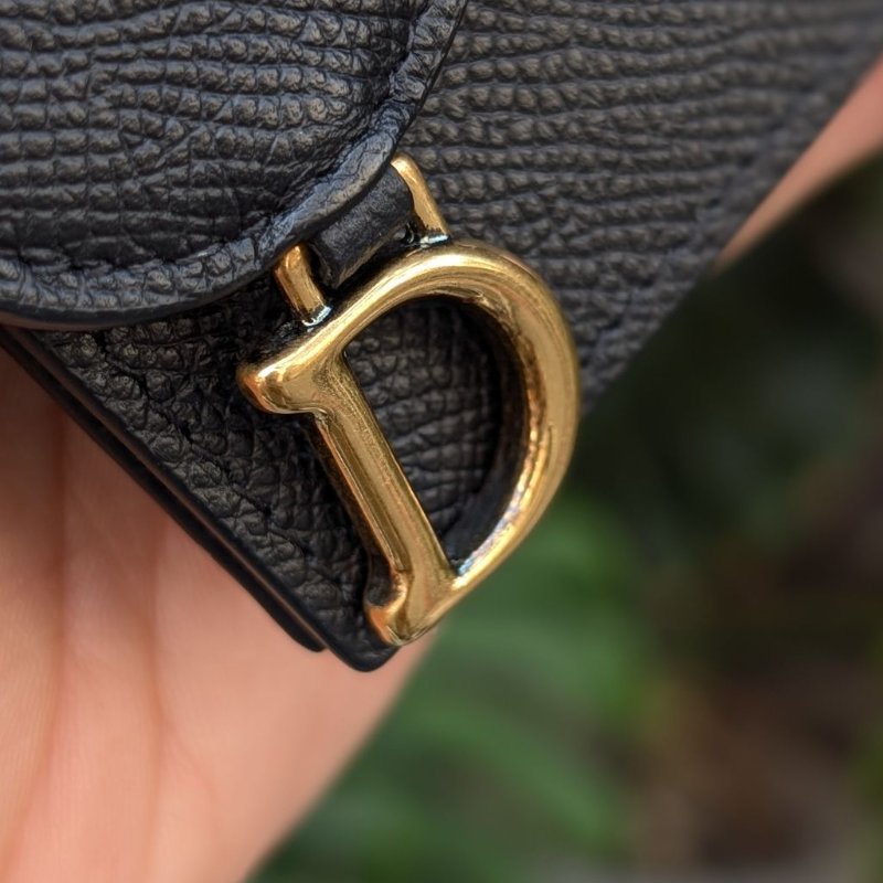 Dior Saddle Bloom系列山羊皮 卡夾/名片夾-3