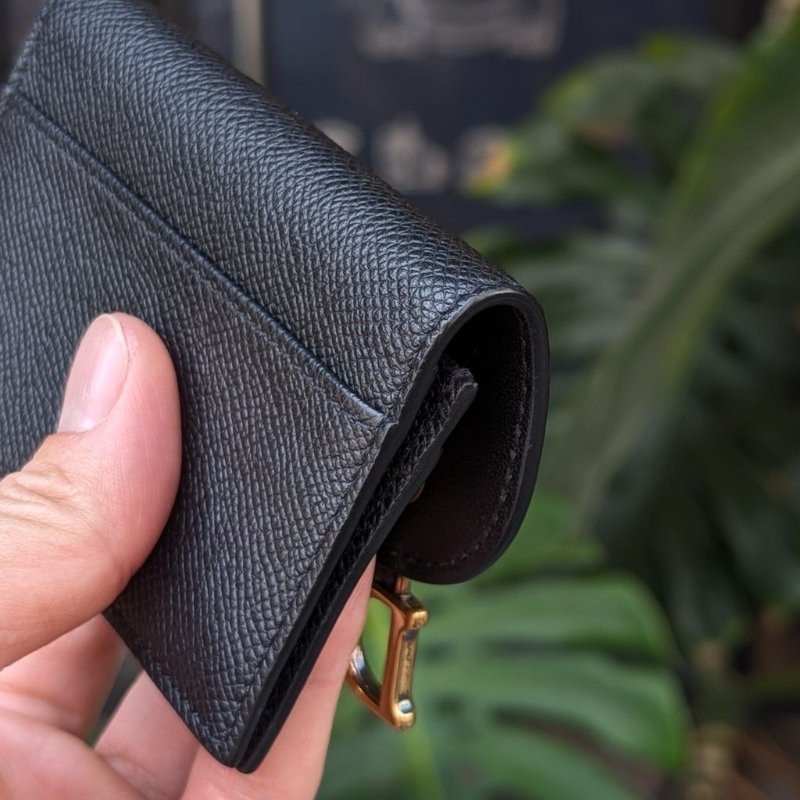 Dior Saddle Bloom系列山羊皮 卡夾/名片夾-6