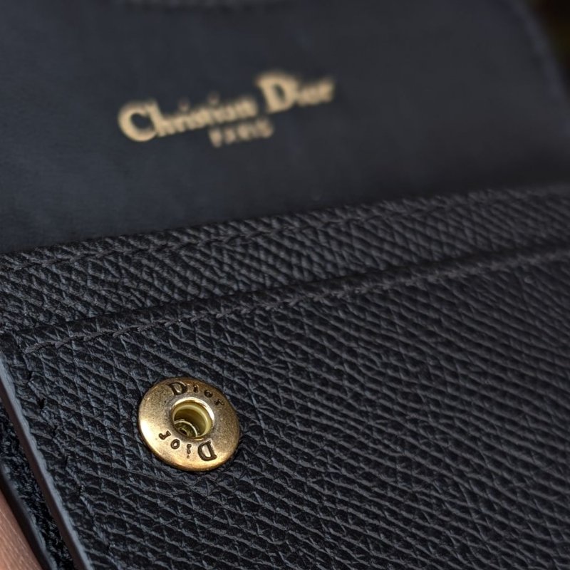 Dior Saddle Bloom系列山羊皮 卡夾/名片夾-8