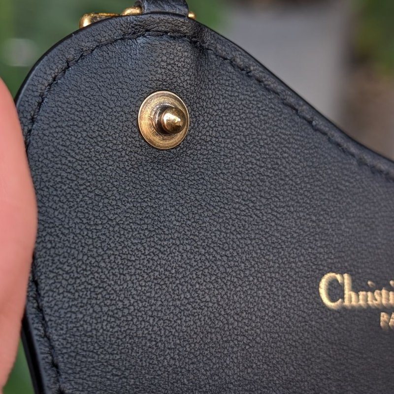 Dior Saddle Bloom系列山羊皮 卡夾/名片夾-9