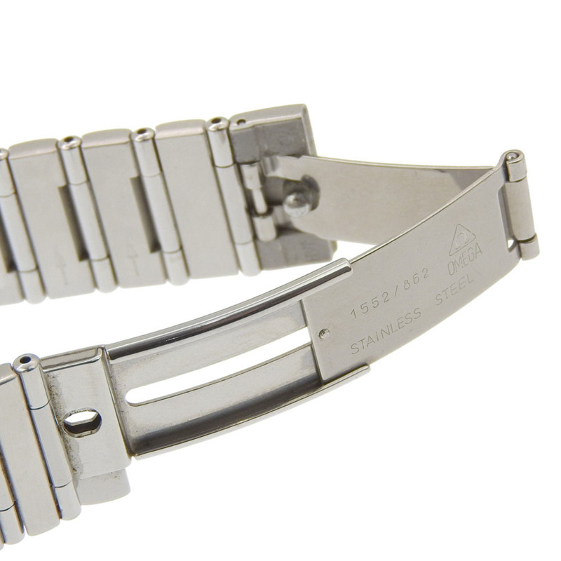 歐米茄星座系列腕錶 1512.30 不鏽鋼錶殼 1998 年石英指針顯示 白色錶盤 女士腕錶-7