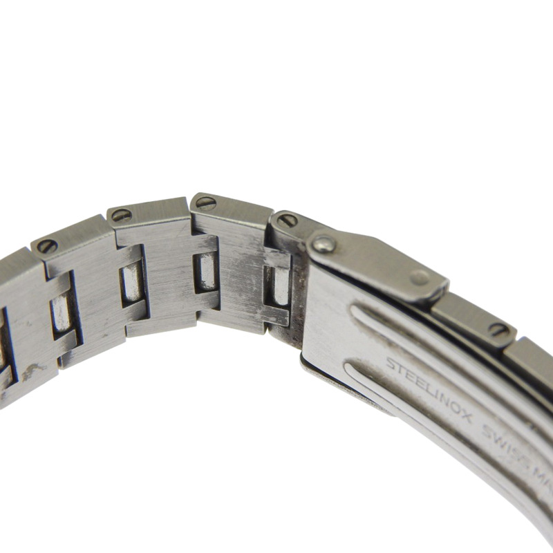 寶格麗 (BVLGARI) BB26SSD 女士腕錶，不鏽鋼石英錶殼，黑色錶盤，指針式顯示。-7