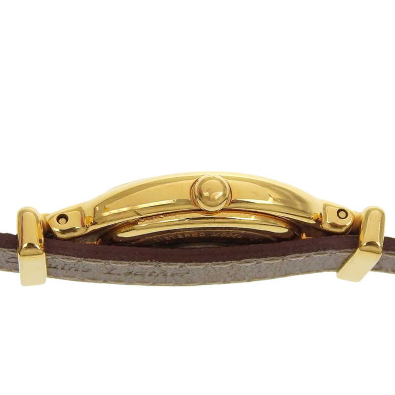 Fendi 女士 640L 鍍金石英腕錶，模擬顯示，銀色錶盤-4