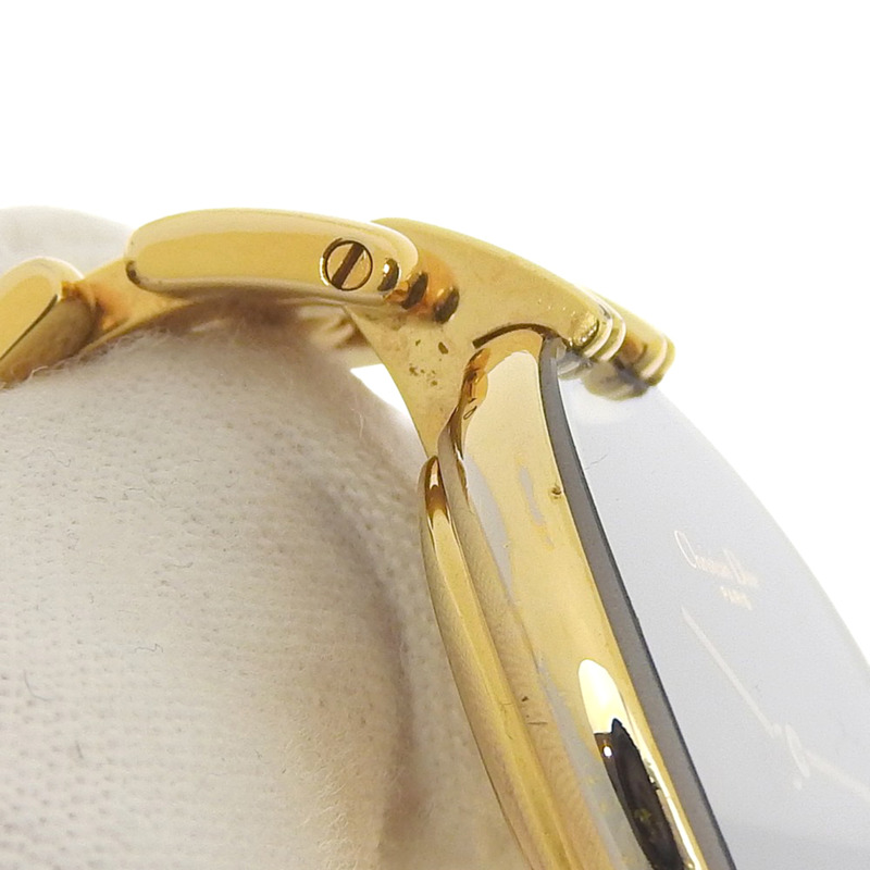 Christian Dior Bakira腕錶 D46.154.4 不鏽鋼石英模擬顯示黑色錶盤 女士款-7