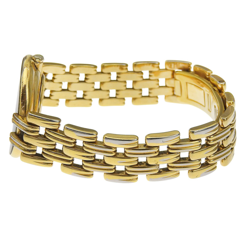 Christian Dior Bagira 46.154 鍍金石英模擬顯示女士腕錶，黑色錶盤-3