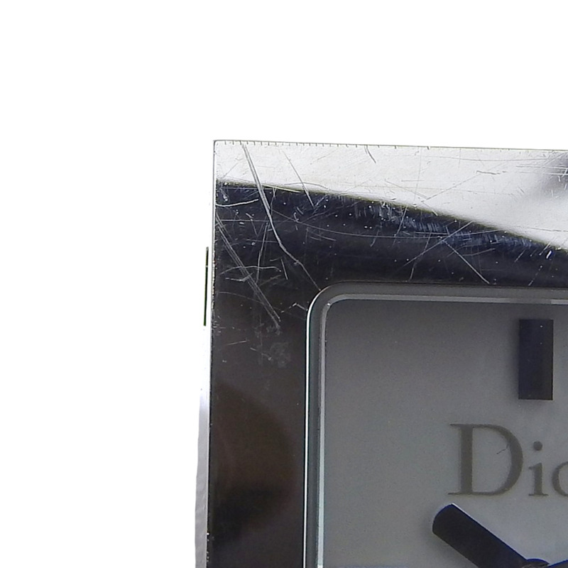 Christian Dior Maris腕錶D78-109，不鏽鋼錶殼搭配皮革錶帶，石英機芯，指針式顯示，白色貝殼錶盤，女士款-6