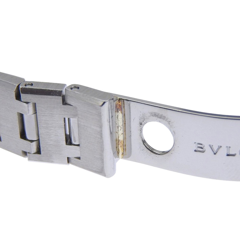 寶格麗 BB26SS 不鏽鋼石英模擬顯示女士腕錶，黑色錶盤-7