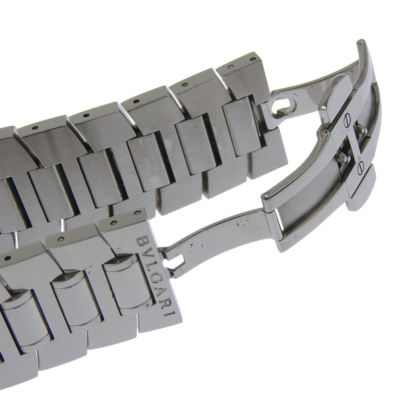 寶格麗 Assioma 男士腕錶 AA48SCH 不鏽鋼銀色自動計時碼錶，黑色錶盤-8