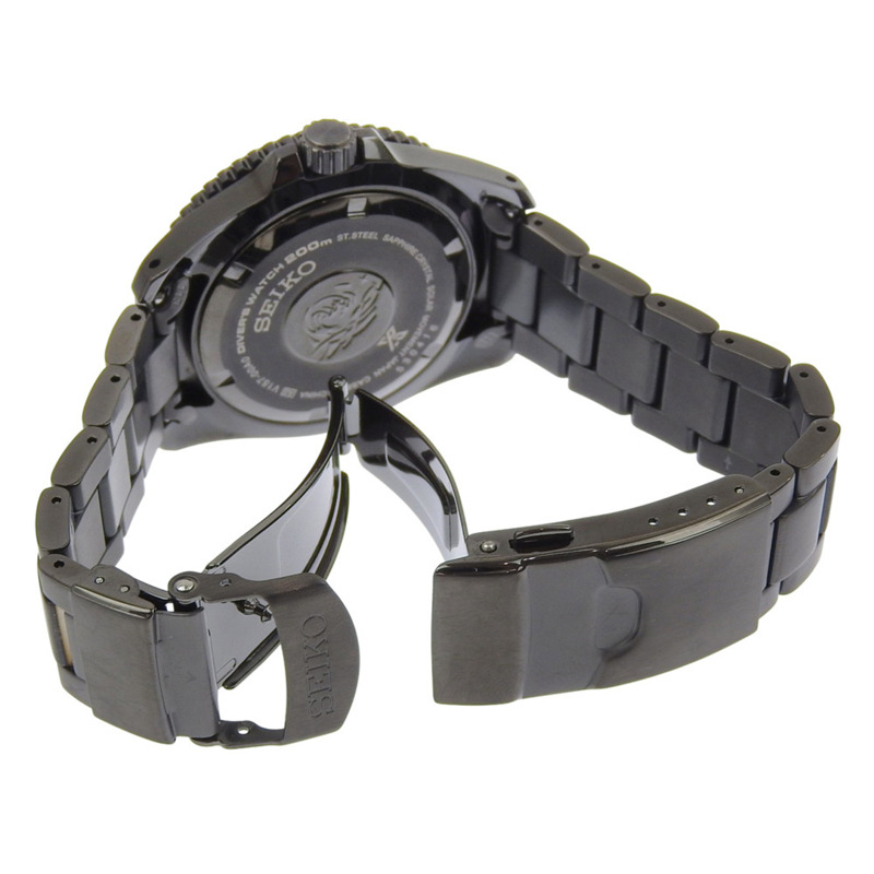 精工Prospex男錶SBDJ065不鏽鋼石英模擬顯示黑色錶盤-4