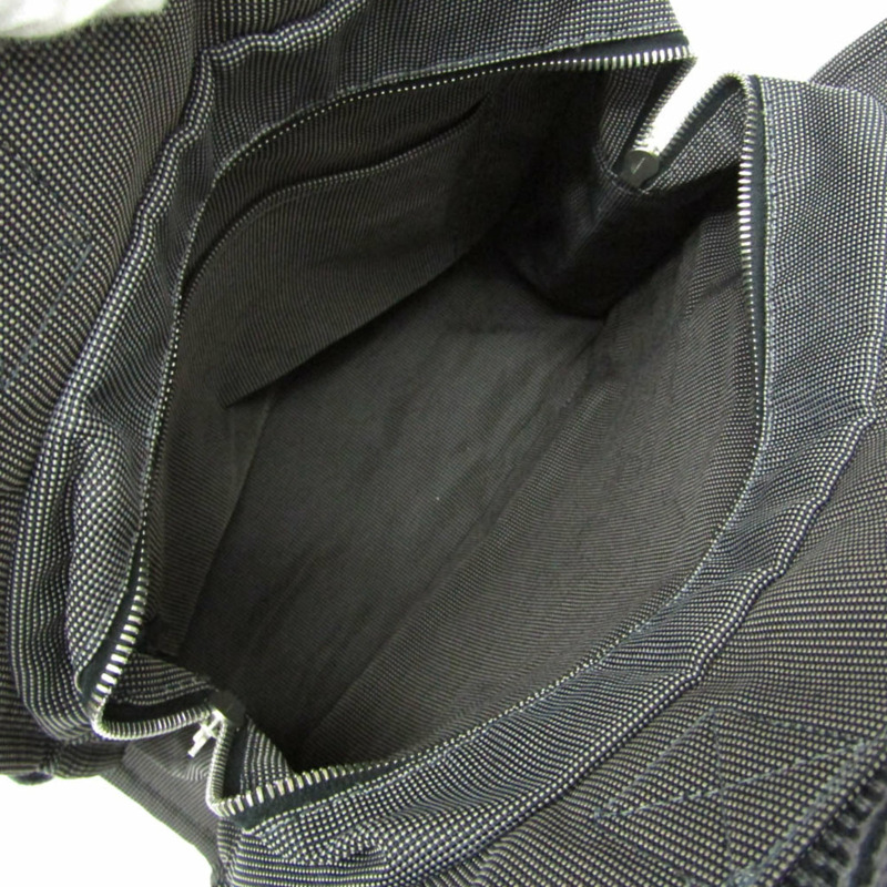 愛馬仕 Her Line A Dos MM 男女雙肩包，聚醯胺/聚酯纖維材質，黑色/灰色-2