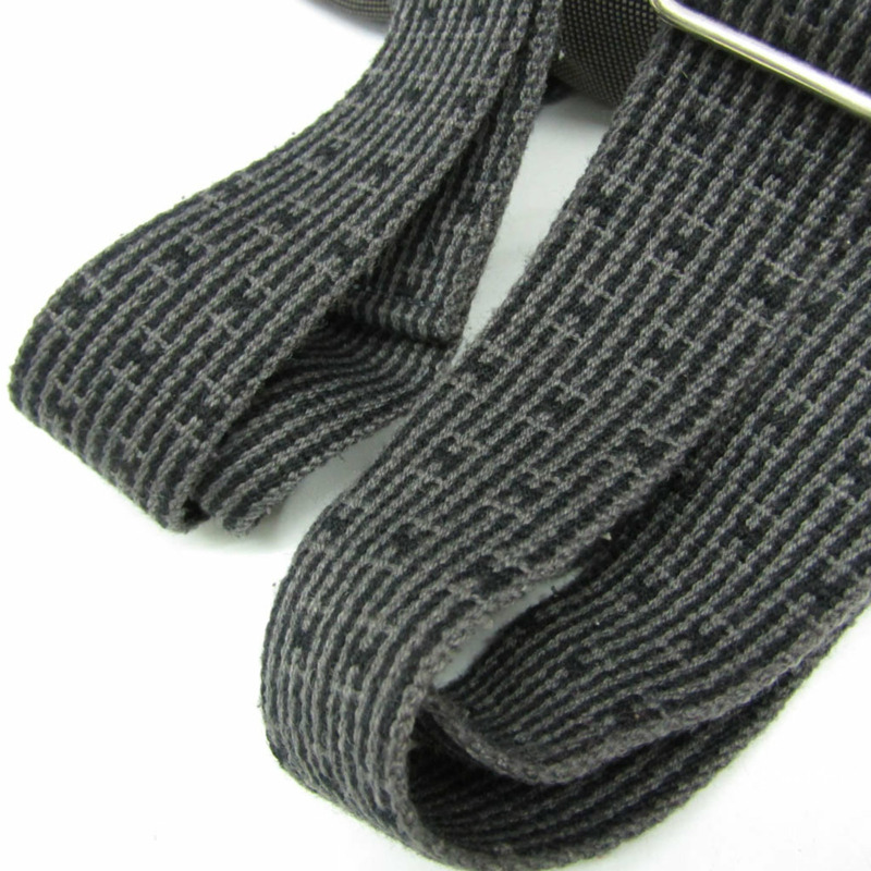 愛馬仕 Her Line A Dos MM 男女雙肩包，聚醯胺/聚酯纖維材質，黑色/灰色-8