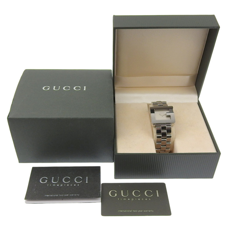 Gucci G Logo 腕錶 3600J 不鏽鋼石英模擬顯示銀色錶盤 女士款-6