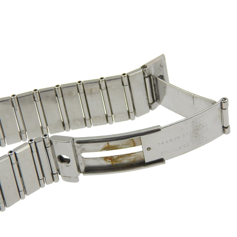 歐米茄星座系列男士腕錶，不鏽鋼錶殼，銀色石英機芯，指針式顯示，錶盤-7