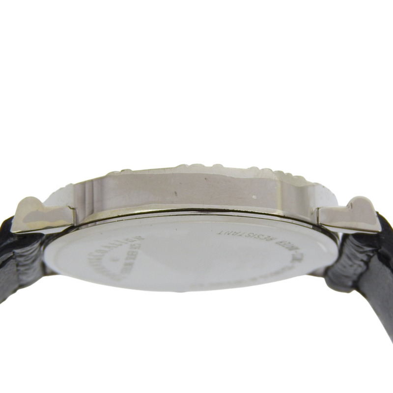 蒂芬妮 Atlas 女士腕錶，925 銀錶殼，皮革錶帶，石英機芯，指針式顯示，象牙色錶盤-6