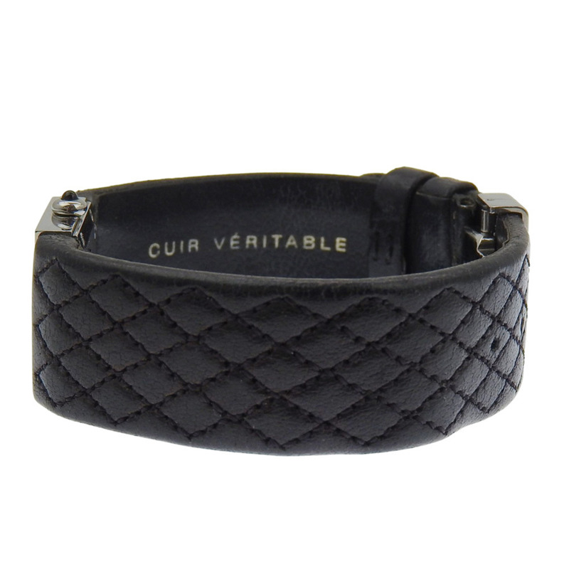 香奈兒 (CHANEL) Matelasse H0116 女士腕錶，精鋼和皮革錶殼，黑色石英機芯，指針式顯示，錶盤。-3