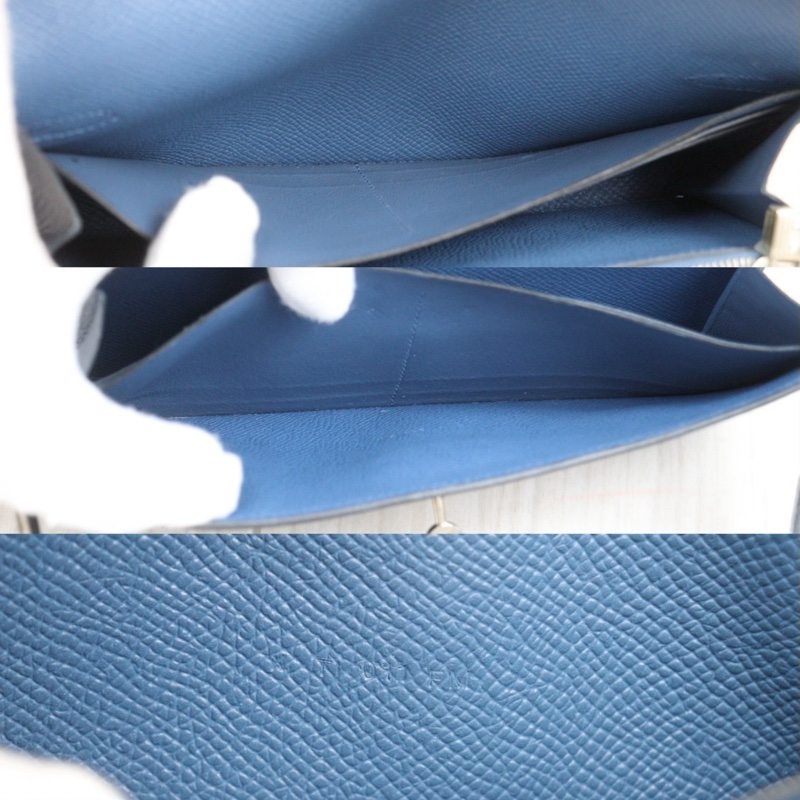 Hermes long Kelly 瑪瑙藍銀扣-8