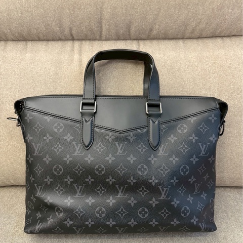 LV黑老花手提/側背