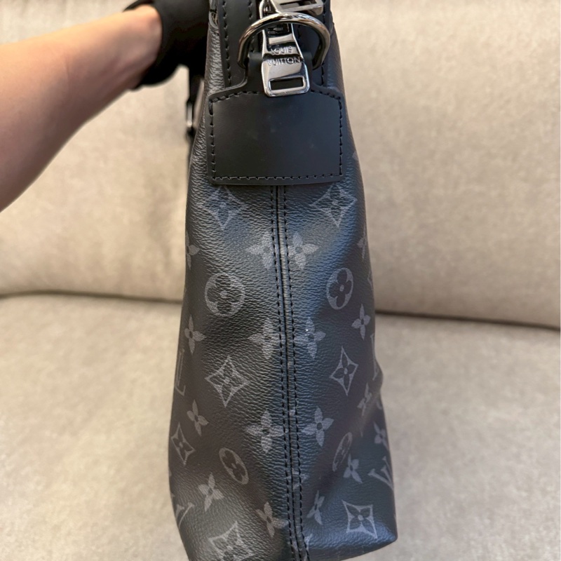 LV黑老花手提/側背-4