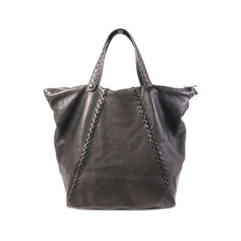 BOTTEGA VENETA 牛皮皮革Tote Bag銀扣手挽袋
