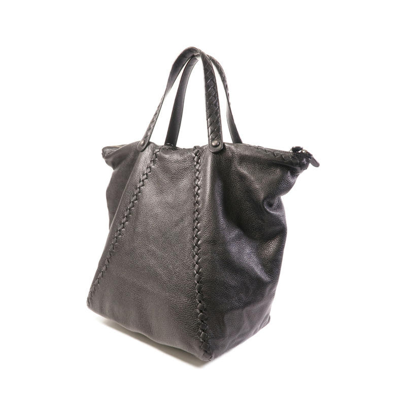BOTTEGA VENETA 牛皮皮革Tote Bag銀扣手挽袋-2