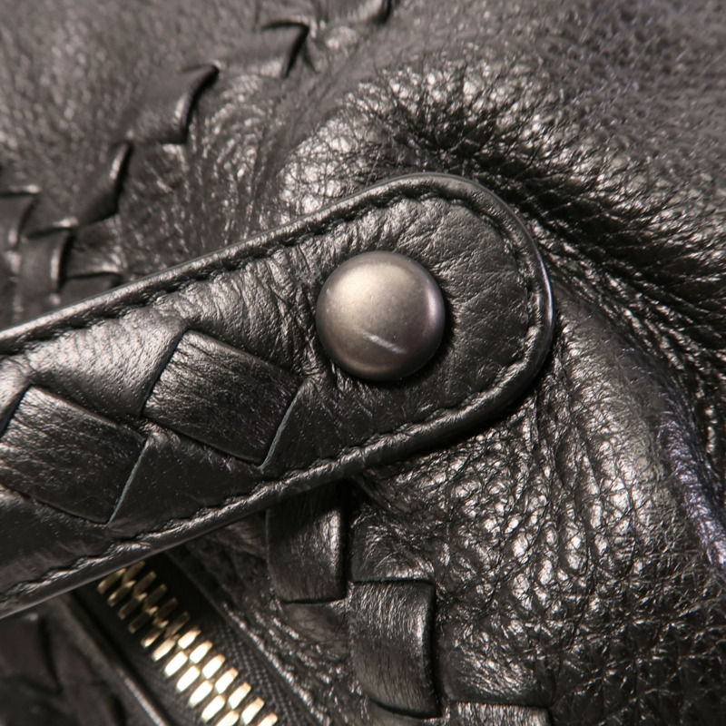 BOTTEGA VENETA 牛皮皮革Tote Bag銀扣手挽袋-9