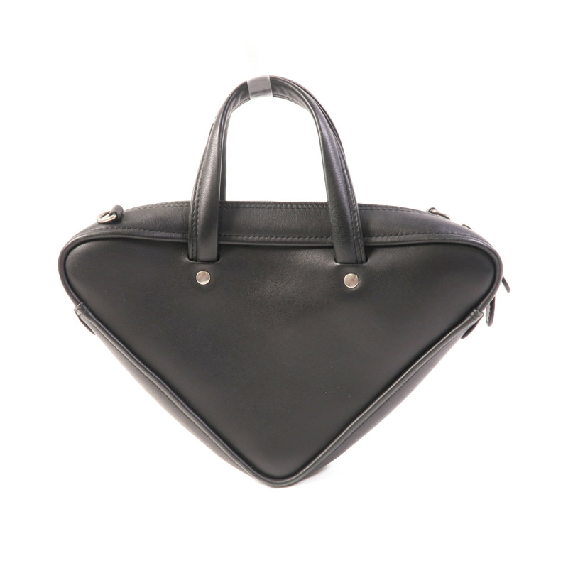 BALENCIAGA 牛皮皮革Triangle Duffle XS銀扣手挽肩背兩用袋-1