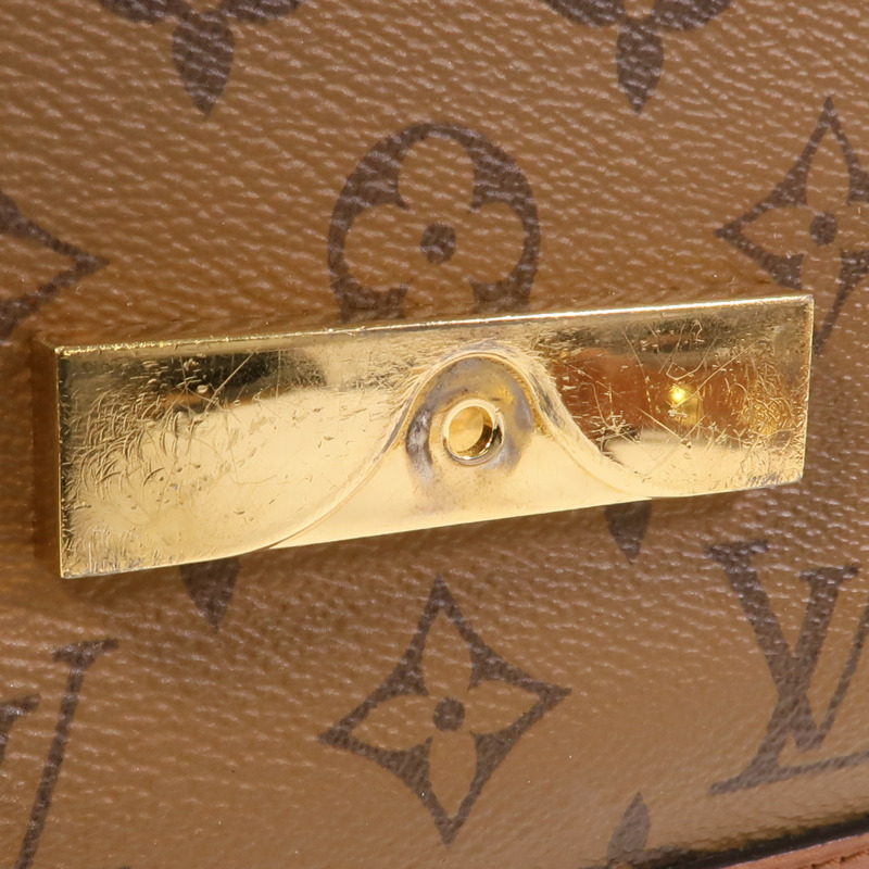 LOUIS VUITTON Monogram Reverse Dauphine MM金扣肩背袋-14