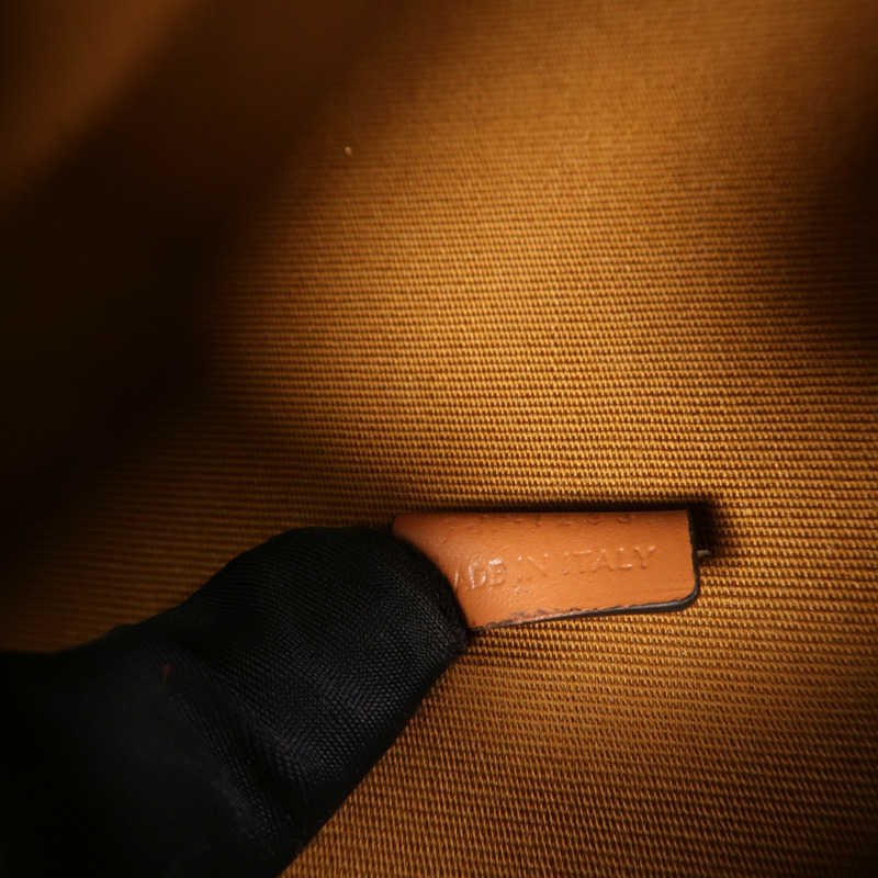 CELINE 塗層帆布Half Moon Case金扣手挽肩背兩用袋-14