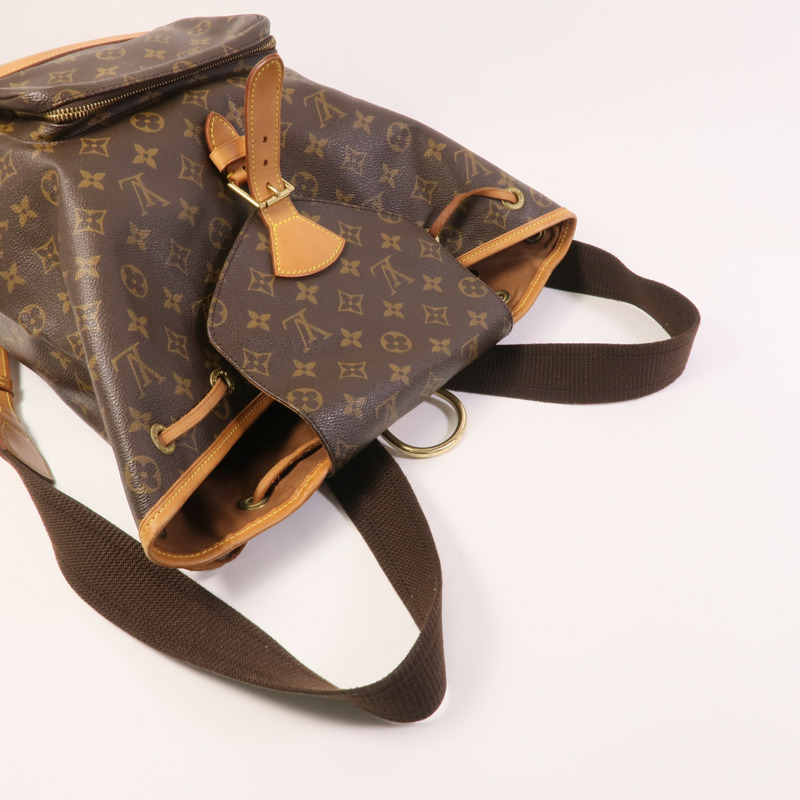 LOUIS VUITTON Monogram Montsouris GM金扣背包-4