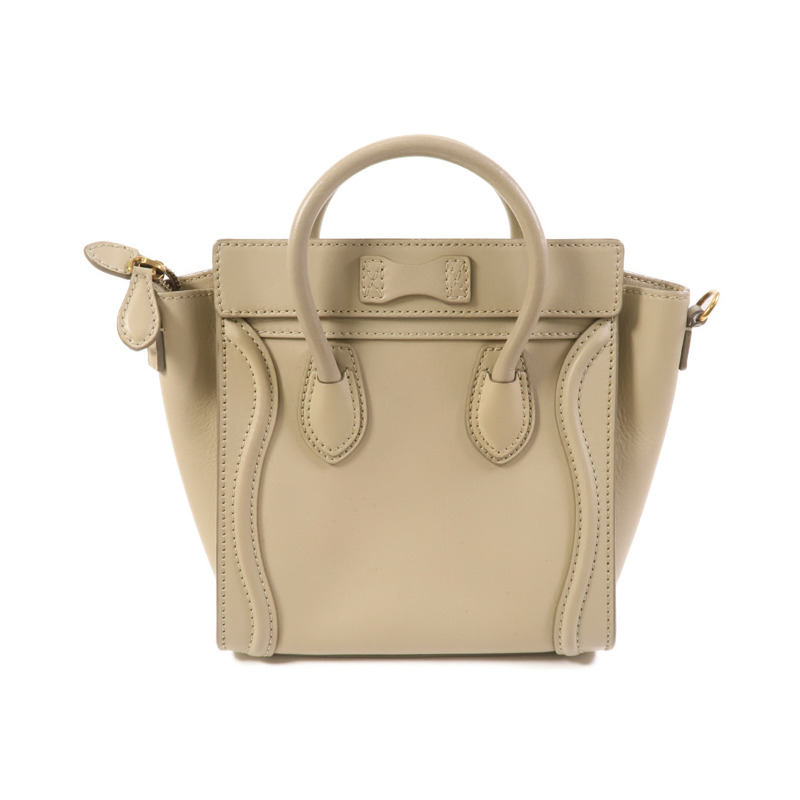CELINE 牛皮皮革Nano Luggage金扣手挽肩背兩用袋-1