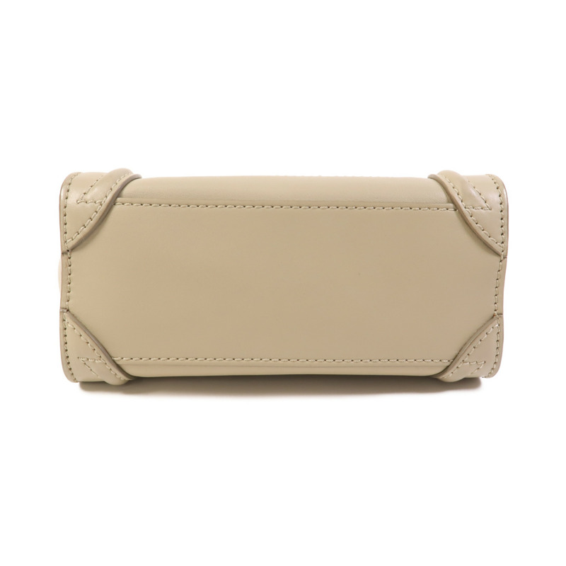 CELINE 牛皮皮革Nano Luggage金扣手挽肩背兩用袋-3