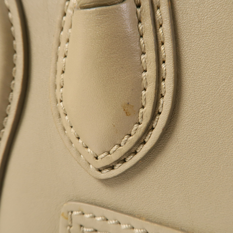 CELINE 牛皮皮革Nano Luggage金扣手挽肩背兩用袋-9