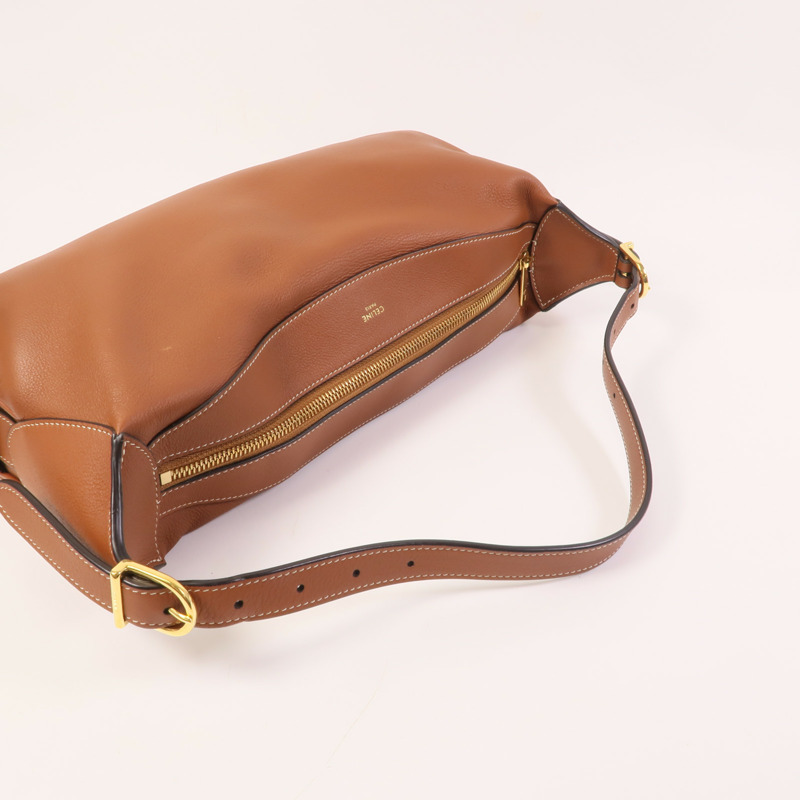 CELINE 牛皮皮革Romy Medium金扣肩背袋-3