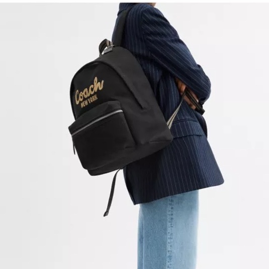 Coach 女士 拉鍊背包均碼碼33cm*14cm*38cm-1