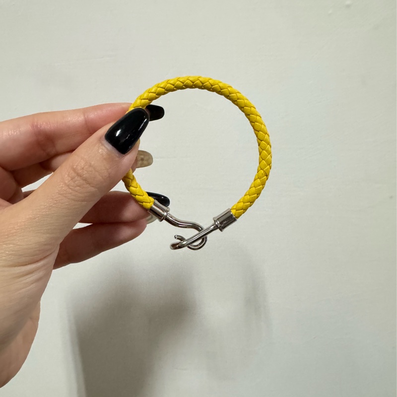 Hermes 招財黃編織手鍊/手環-1