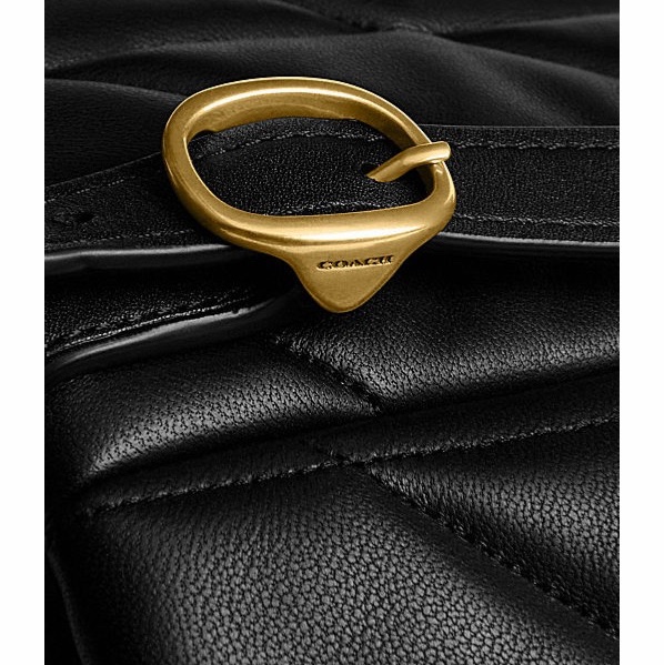 Coach 女士 絎縫雙肩包均碼碼21cm*13.5cm*22.5cm-5