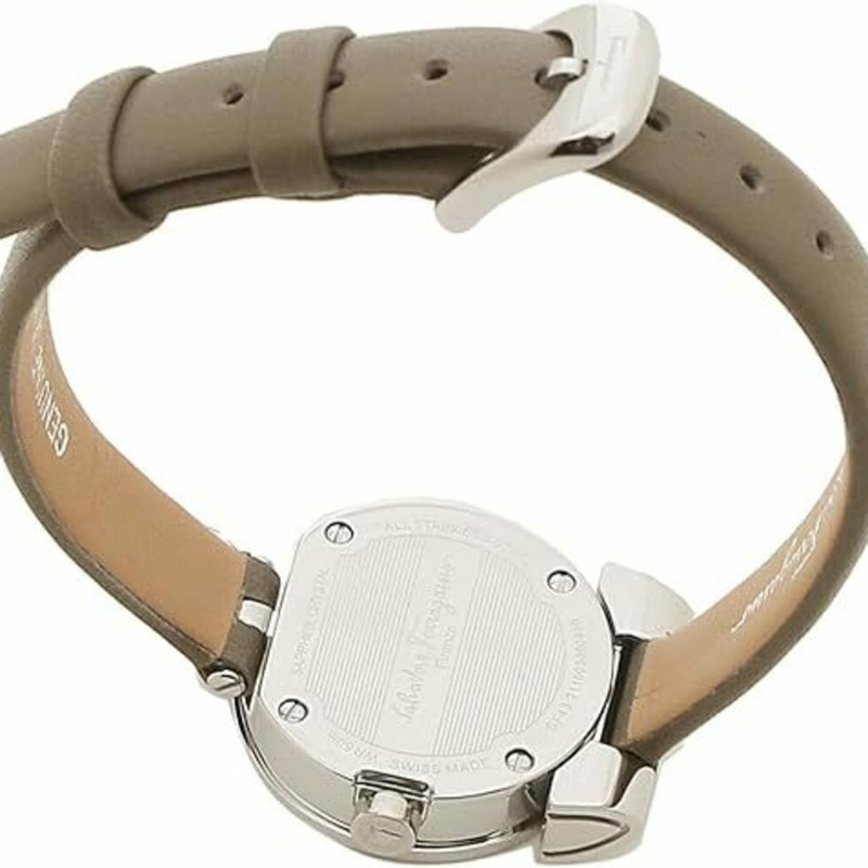 Salvatore Ferragamo SF4302021 Gancini 女士腕錶,灰色-4