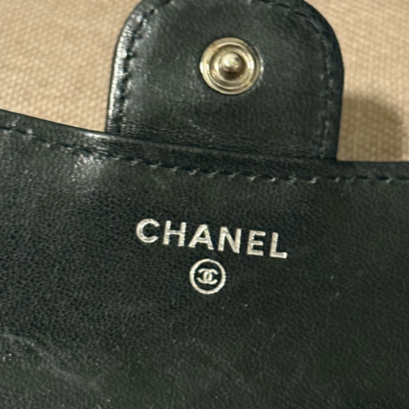 Chanel CF三折短夾-1