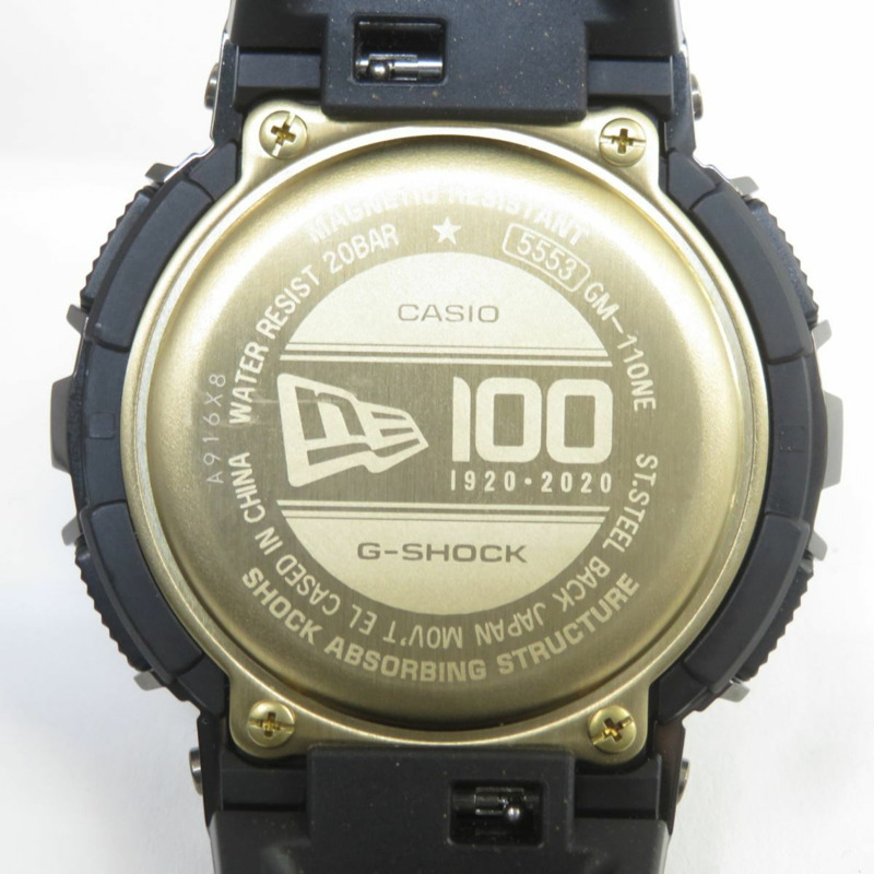 卡西歐 G-SHOCK NEW ERA 百年紀念合作款 GM-110NE-1AJR 石英錶-4