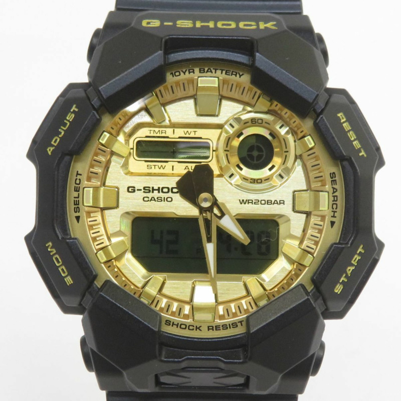 卡西歐 G-SHOCK GA-010GGB-1A9JF 指針/數位雙顯石英腕錶-0