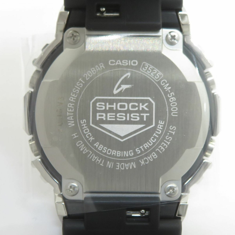 卡西歐 G-SHOCK 金屬錶圈 GM-5600U-1JF 石英錶-4