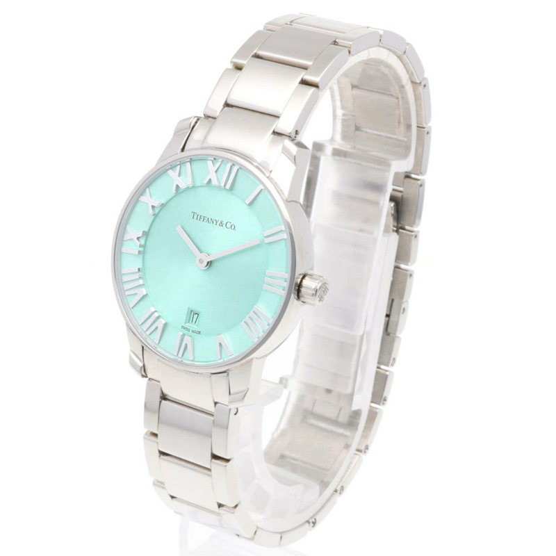 二手蒂芬妮 Atlas 手錶，不鏽鋼，石英機芯，女士，63452807，TIFFANY & Co.-2