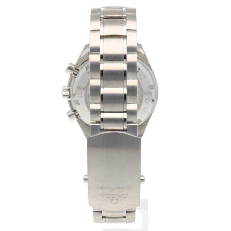 歐米茄超霸系列賽車腕錶,不鏽鋼材質,型號32630405001001,自動上鍊,84130XXX,男士款,二手,計時碼錶,100公尺防水-5